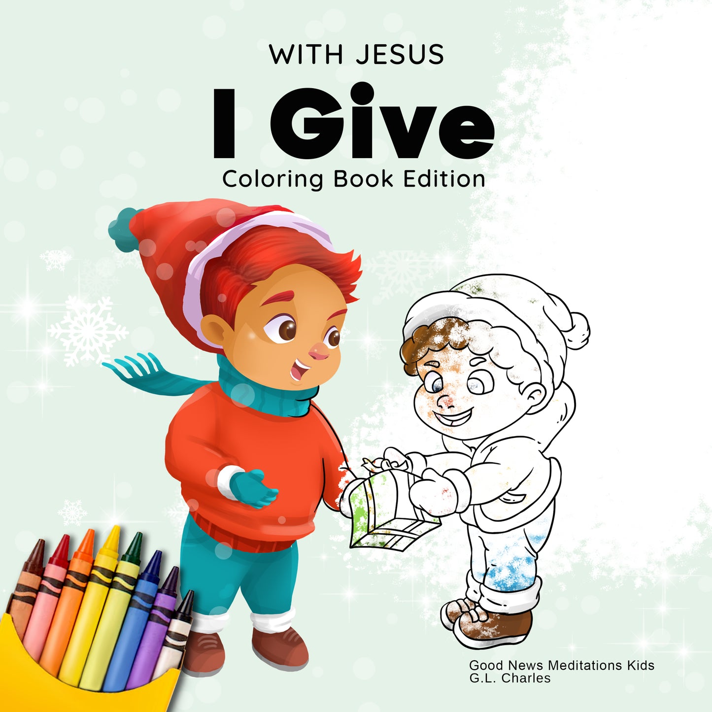 With Jesus I Give Coloring Book - Print Ready - Digital Product - Instant Download