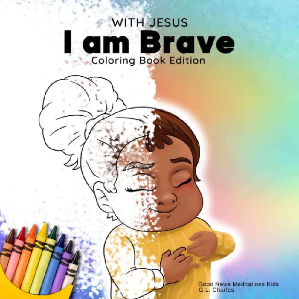 With Jesus I am Brave - Coloring book Edition